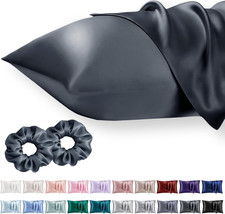 Standard Satin Pillowcase for Hair 2pc,Similar to Silk Pillow Cases,Easier Care