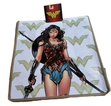 DC Comics Wonder Woman Superhero Reusable Eco Beige Gift/Shopping Bag 🆕🆓ship!