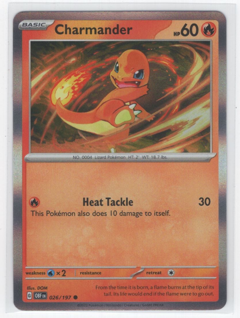 #26 2023 Obsidian Flames Charmander Holo