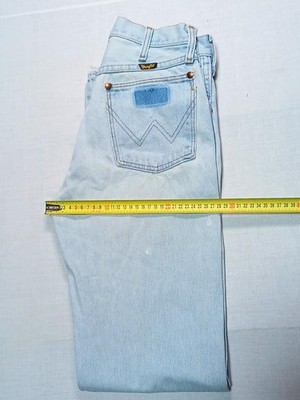 Men Wrangler Jeans White Denim 28