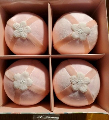 Spring Gatherings Velvet Eggs Set of 4 Spring Easter Bowl Filler Decor Pink 