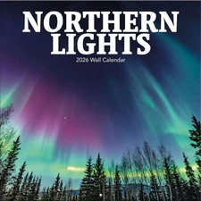 Turner Licensing,  Northern Lights Photo 2026 Wall Calendar, 12'' X 12'', 12-Mon