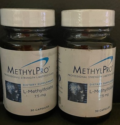 MethylPro 7.5mg L-Methylfolate (30 Capsules)-Professional Active  2 BOTTLES