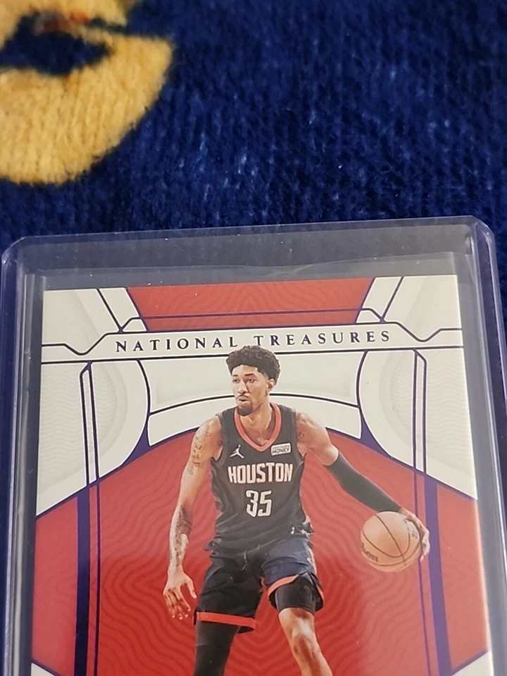 2021-22 National Treasures Basketball Christian Wood /3 Purple - Image 3 of 4