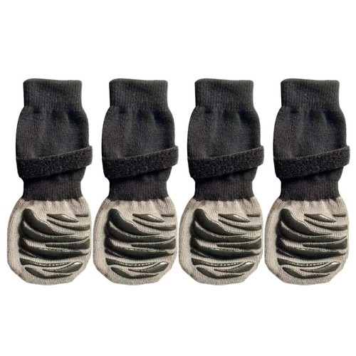 Dog Socks Dogs Feet Cover Paws Protectors with Paws Pattern for Outdoor - Picture 26 of 29