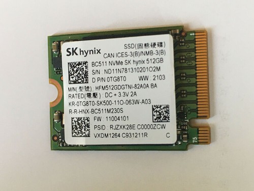 HFM512GDGTNI BC511/BC711 512GB M.2 2230 PCIe NVMe SSD für Microsoft SK HYNIX - Bild 2 von 4