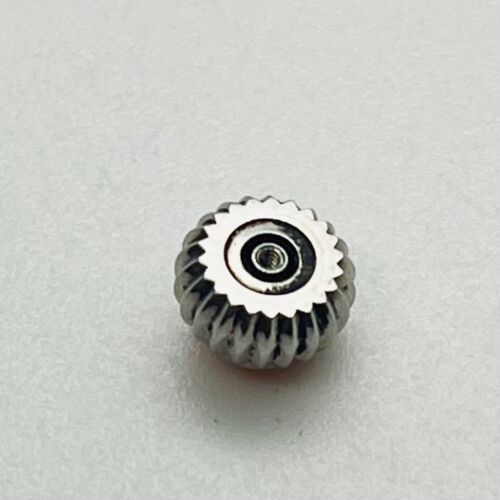 Authentic Crown For Michele Watches Stainless Steel Silver 6.5 mm - Picture 3 of 3