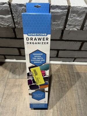 Honeycomb Drawer Organizer - Partition Bee Style Underwear Socks Bras Ties Belts
