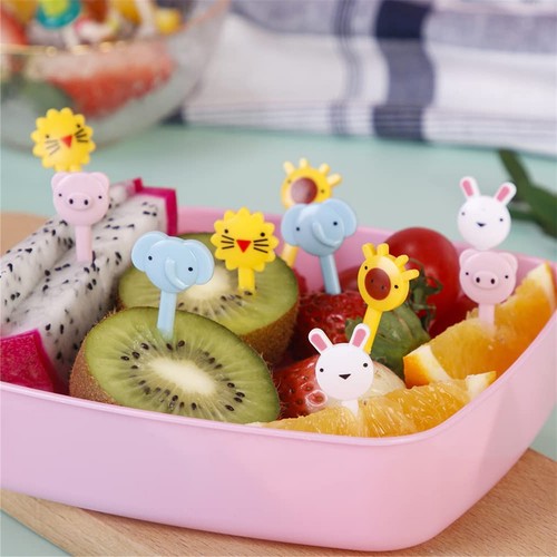 20PCS Bento Kids Food Sticks Cute Toddler Sticks Kids Sticks Food Tools - Picture 7 of 9