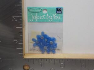 JOLEE'S BY YOU BLUE PRIMROSE FLOWER EMBELLISHMENTS NEW NIP A8656