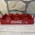 Vintage Coca-Cola Crate Red Holds 6 2L Bottles EUC 1980s