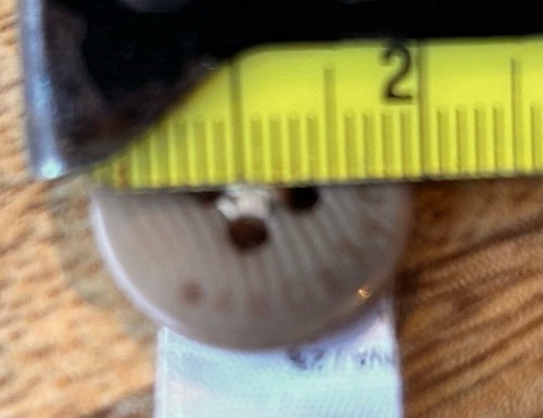 Ted Baker 2x Replacement BUTTON in BROWN - Spare Button - Picture 4 of 6