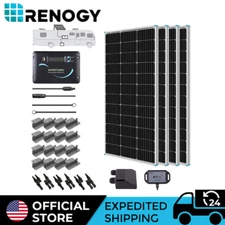 Renogy 400 Watts 12 Volts Monocrystalline Solar Kit Off-Grid Kit w/ PWM 30A