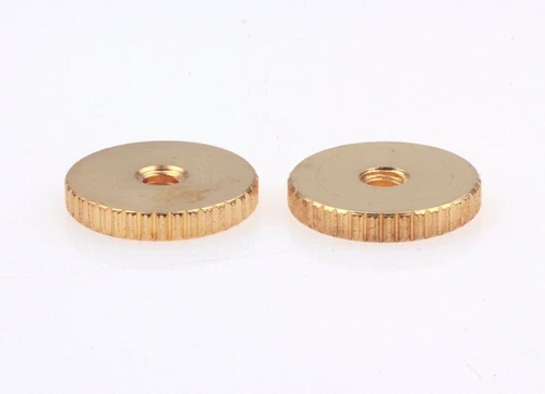 Steel ABR-1 Bridge Thumbwheels with coarse knurling fits USA Gibson® Gold
