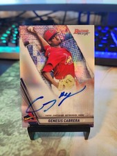 2019 Bowman's Best Auto Refractor Genesis Cabrera #B19-GC Auto