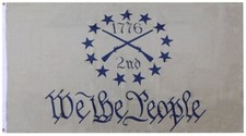 3x5 We The People 1776 2nd Amendment 100D Woven Poly Nylon 3'x5' Flag Banner