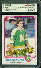 1981-82 O-PEE-CHEE #159 DON BEAUPRE RC ASA 8.5 MT *