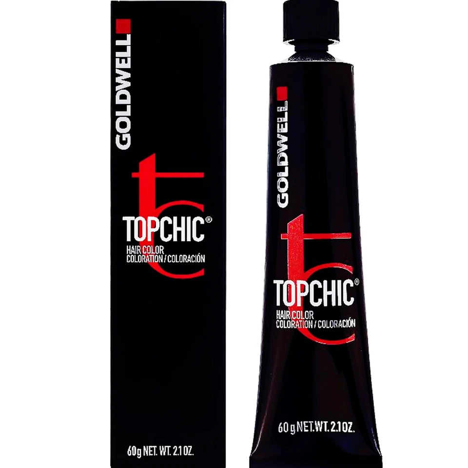 Goldwell Topchic professionelles Haarfärbemittel 60ml, hohe Grauhaarabdeckung
