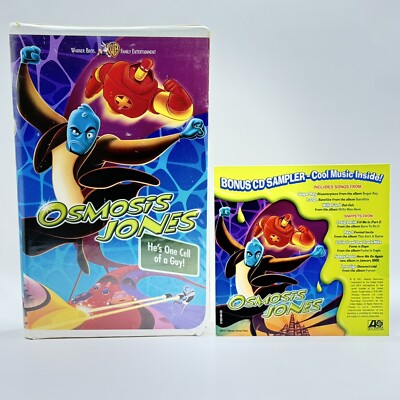 Osmosis Jones (VHS, 2001, Clamshell) With Sealed Bonus CD