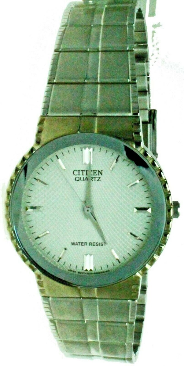 Unique Citizen 35 mm Round White S. Steel Water Resistant Watch Wristwatch New Unique Citizen 35 mm Round White S. Steel Water  main image 4