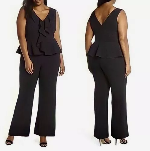 Eliza j peplum jumpsuit hotsell
