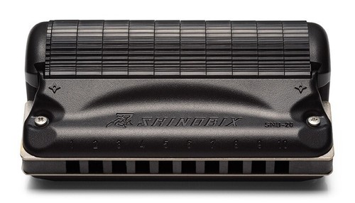 SUZUKI SHINOBIX SNB-20 Armónica C Llave 10 Agujeros con Silencioso Juego Completo NUEVO - Imagen 2 de 3