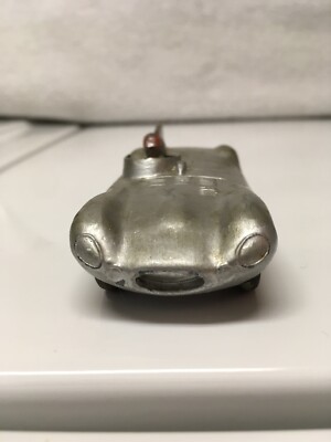 Crescent Toy Co. Jaguar D-Type Racing Car 3.5 Litre Sports Silver