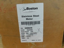 Boston G00626 HUTCSQ 1HP Stainless Steel Motor NEW CSQ
