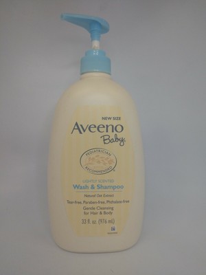 aveeno baby wash and shampoo 33 oz