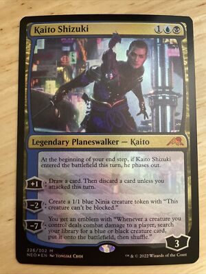 kaito shizuki mtg card text Magic: The Gathering Secret Lair: Introducing: (Foil Edition) : Toys & Games Then discard a card unless you attacked this turn.2 Kaito Shizuki MTG - Kamigawa: