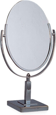 Tilting Mirror Countertop 22'' Tall Jewelry Display Make Up Double Sided