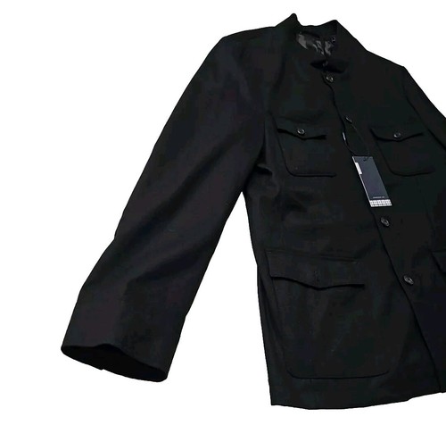 Ben Sherman Black Kyle Blazer Jacket Sport Coat Mens - Size: L - Picture 4 of 19