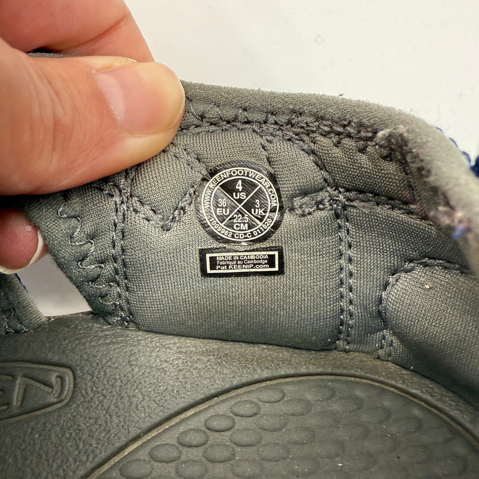 Sandalo KEEN Big Kids Newport taglia 4 blu regolabile escursionismo acqua punta chiusa scarpa