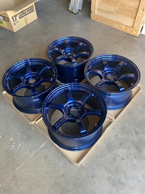 Rays Gram Lights 57DR 18x9.5 +38 5x114.3 Eternal Blue Pearl FOR SUBARU WRX/STI