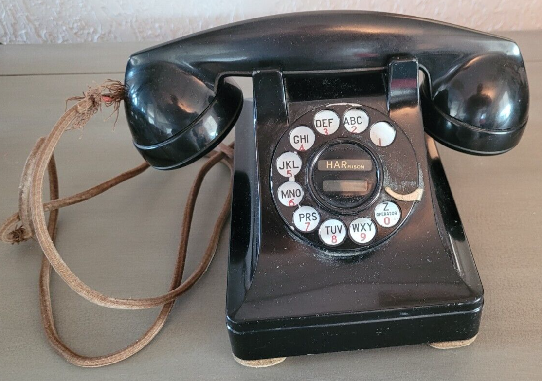 Western Electric Bell System Rotary Desk Telephone F 1, 1930's | eBay