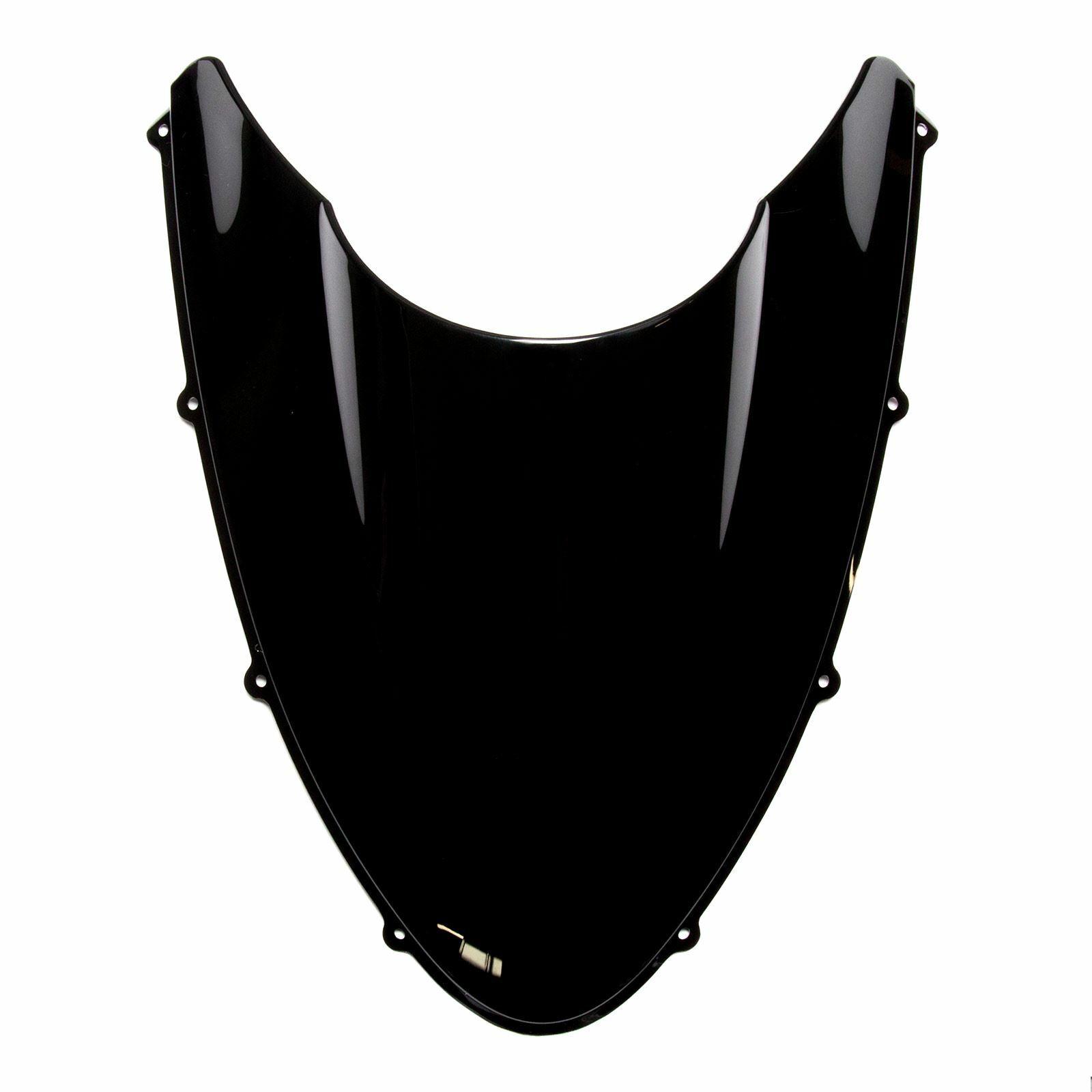 MPW Double Bubble Black Windshield Screen for Ducati 1198 09-11
