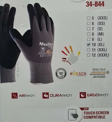 TEXXOR MaxiFlex Endurance 7-8-9-10-11-12 Nitril Montage Handschuh Noppen (34-844) 2442