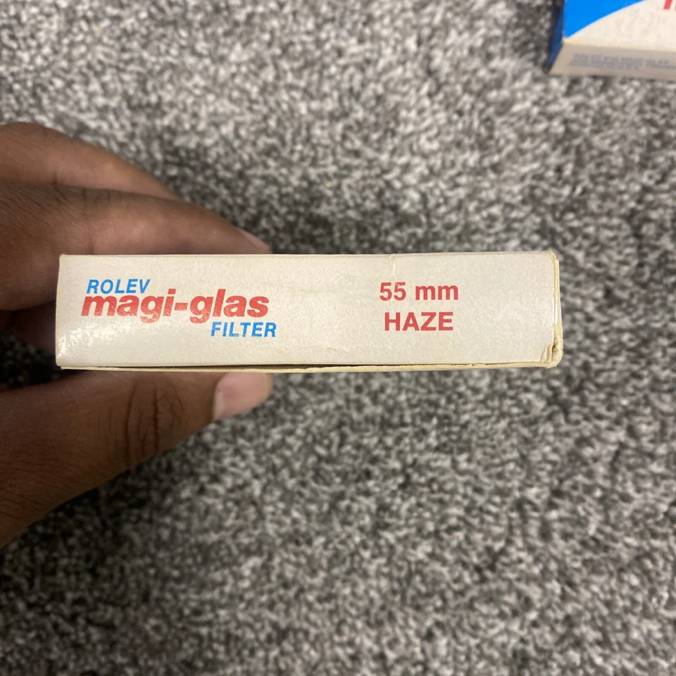 ROLEV MAGI-GLASS 6 LOT MULTI MM & COLOR FILTER SET - POLARIZER - CLOSE-UP - Image 3 of 4