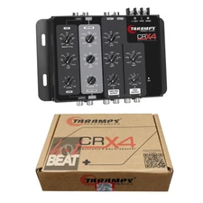 Taramps CRX4 Compact Car Audio Crossover Processor with Bass Boost