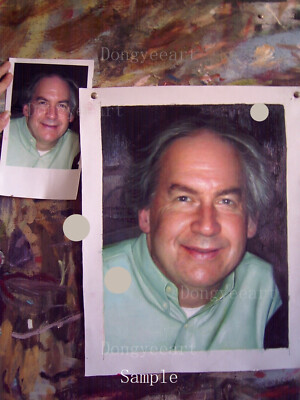 Accept custom order oil painting portraits from your photo commissions