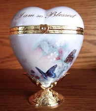 RARE LENA LIU’S ENCHANTED HEART DAUGHTER MUSIC BOX ARDLEIGH ELLIOTT #2151 2006