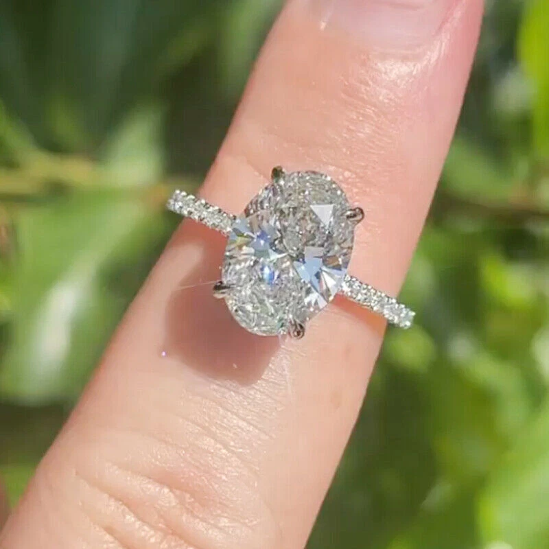 2.75 carat oval diamond ring deals