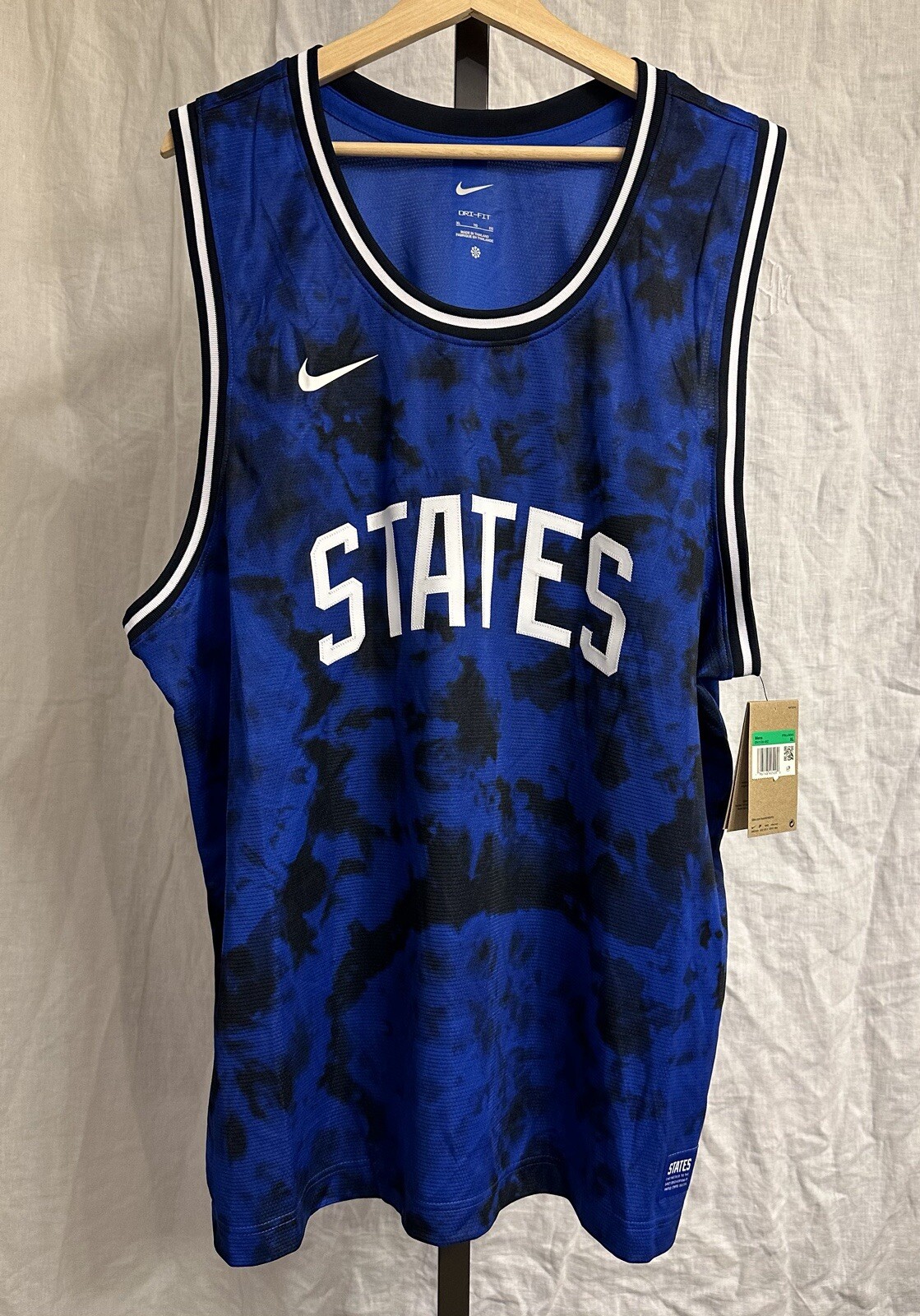 Nike Team USA USMNT x United States Basketball Jersey Blue DN1134-452 - Size XL