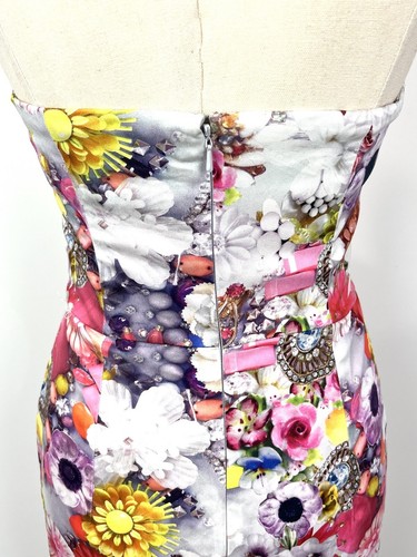 Vestido para mujer ASOS 10 lápiz floral novia midi cóctel noche boda trabajo - Imagen 6 de 14