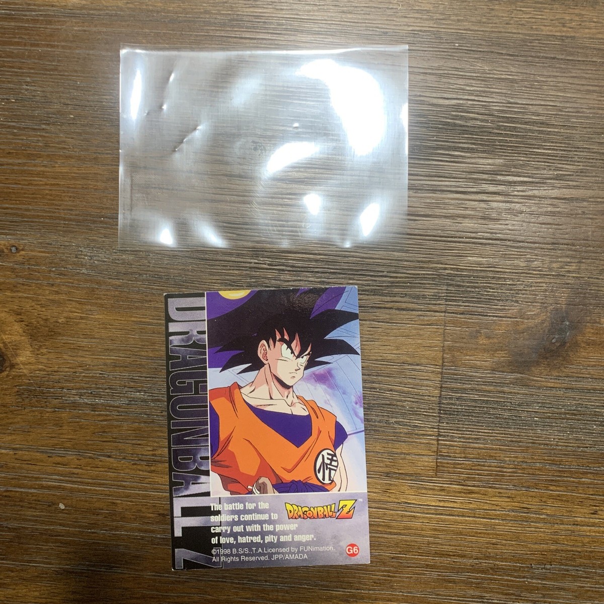 ドラゴンボールZカード　アルバム 1998 Dragonballz collectors card G6 | eBay