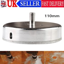 110mm Diamond Hole Saw Drill Bits 10mm Shank Cutter Glass Tile Ceramic Marble