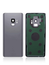 Back Cover Glass With Camera Lens Compatible For Samsung Galaxy S9 Gray 