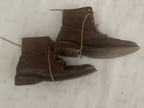 Gebrauchte Steve Madden Taylin braune Lederstiefel Größe 10 - Bild 3 von 6