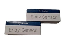 SimpliSafe Entry Sensor White Security Door Sensor, 2 Pack