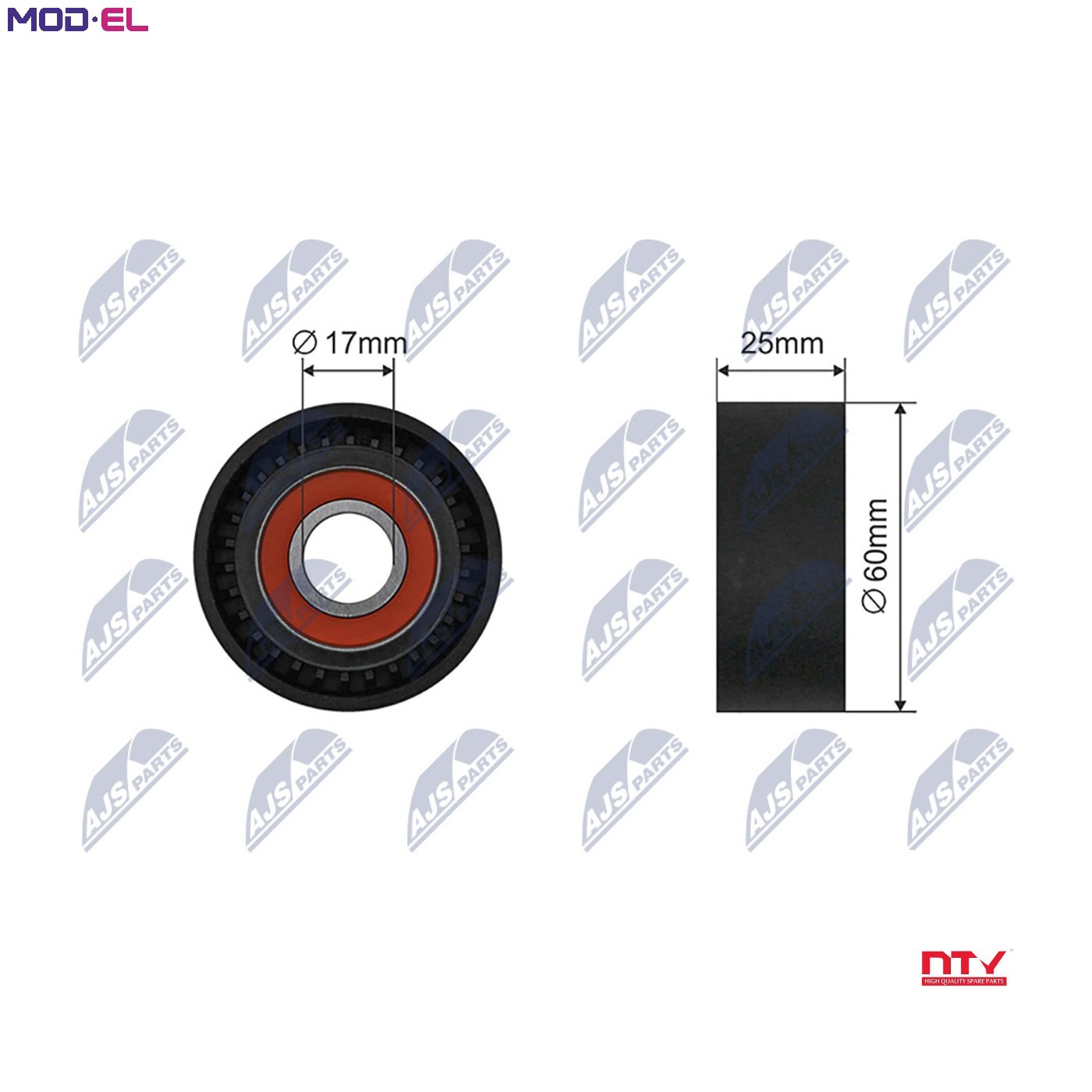 TENSIONER PULLEY VRIBBED BELT RNK-MZ-013A FOR MAZDA 2/Hatchback CX-3 CX-30 1.5L - Image 5
